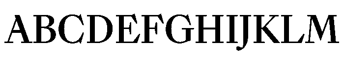 Sunlight CondSemBd Font UPPERCASE