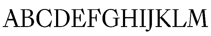 Sunlight Condensed Font UPPERCASE