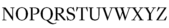 Sunlight Condensed Font UPPERCASE