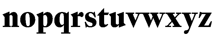 Sunlight CondensedBlack Font LOWERCASE