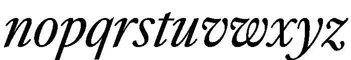 Sunlight CondensedItalic 35527309 Font LOWERCASE