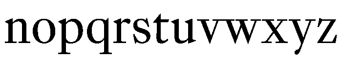 Sunlight Condensed Font LOWERCASE