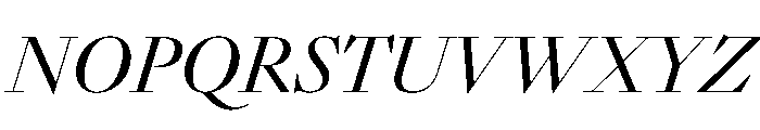 Sunlight ContrastItalic Font UPPERCASE