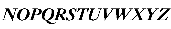 Sunlight ExtraBoldItalic Font UPPERCASE