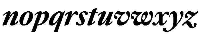 Sunlight ExtraBoldItalic Font LOWERCASE