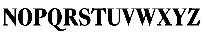 Sunlight ExtraCondBlack Font UPPERCASE