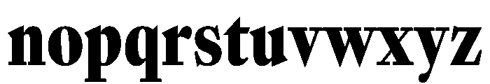 Sunlight ExtraCondBlack Font LOWERCASE