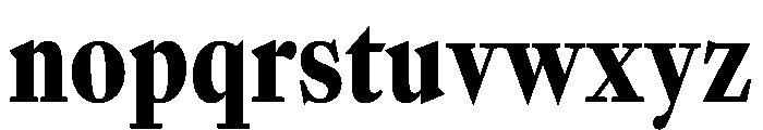 Sunlight ExtraCondExtBd Font LOWERCASE