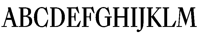 Sunlight ExtraCondMed Font UPPERCASE