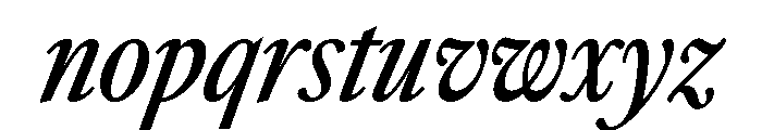 Sunlight ExtraCondMedIta A11ecc65 Font LOWERCASE