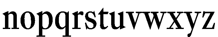 Sunlight ExtraCondMed Font LOWERCASE