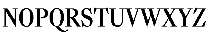 Sunlight ExtraCondSemBd Font UPPERCASE