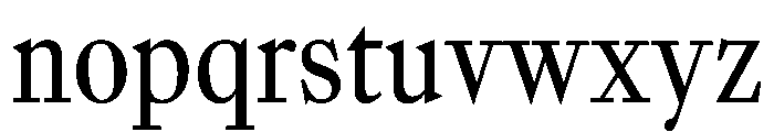 Sunlight ExtraCondensed Font LOWERCASE