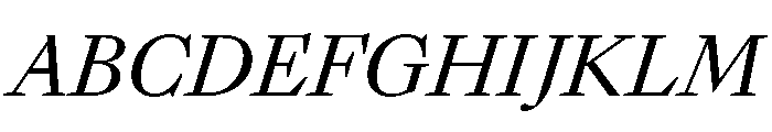 Sunlight Italic Font UPPERCASE
