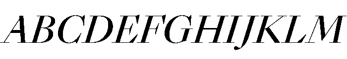 Sunlight MedContrastIta Font UPPERCASE