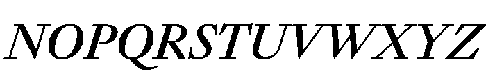 Sunlight SemiBoldItalic Font UPPERCASE