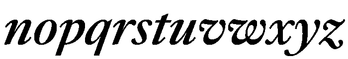Sunlight SemiBoldItalic Font LOWERCASE