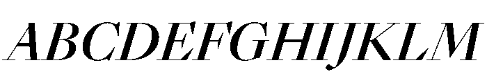Sunlight SmBdContrastIt Font UPPERCASE