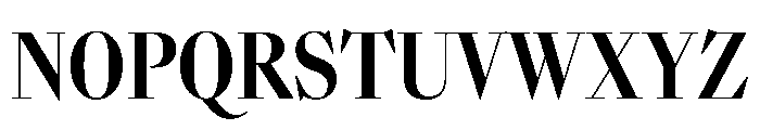 Sunlight XCnBdContrast Font UPPERCASE