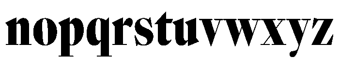 Sunlight XCnBlkContrast Font LOWERCASE