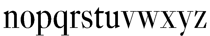 Sunlight XCnContrast Font LOWERCASE