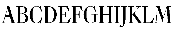 Sunlight XCnMdContrast Font UPPERCASE