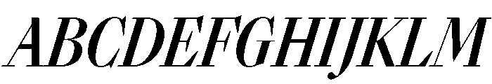 Sunlight XCnSmContrastIt Font UPPERCASE