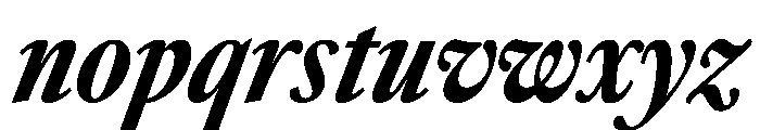Sunlight XCnXBdIt Font LOWERCASE