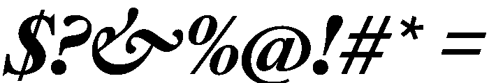 SunlightItalicVAR BlackItalic Instance Font OTHER CHARS