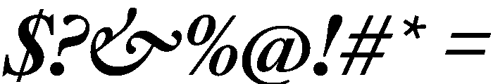 SunlightItalicVAR BoldItalic Instance Font OTHER CHARS