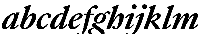 SunlightItalicVAR BoldItalic Instance FONT