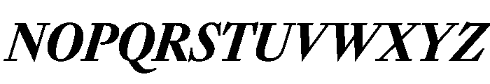 SunlightItalicVAR CondensedBlackItalic Instance Font UPPERCASE