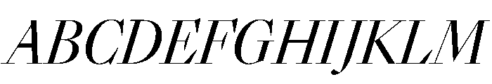 SunlightItalicVAR CondensedContrastItalic Instance 2a0547d6 Font UPPERCASE