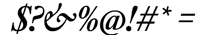 SunlightItalicVAR CondensedSemiBoldItalic Instance Font OTHER CHARS