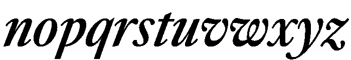 SunlightItalicVAR CondensedSemiBoldItalic Instance Font LOWERCASE