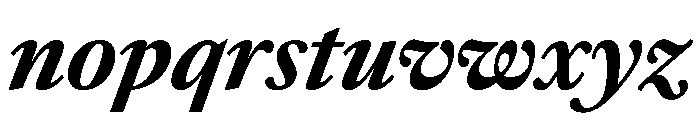 SunlightItalicVAR ExtraBoldItalic Instance 37330608 Font LOWERCASE