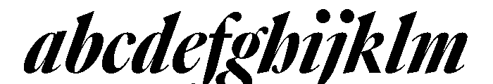 SunlightItalicVAR ExtraCondensedBlackContrastItalic Instance FONT