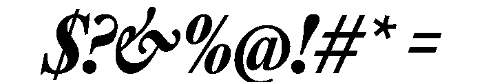 SunlightItalicVAR ExtraCondensedBlackItalic Instance Font OTHER CHARS