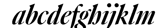 SunlightItalicVAR ExtraCondensedBoldContrastItalic Instance FONT
