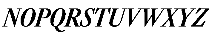 SunlightItalicVAR ExtraCondensedBoldItalic Instance A404f412 Font UPPERCASE