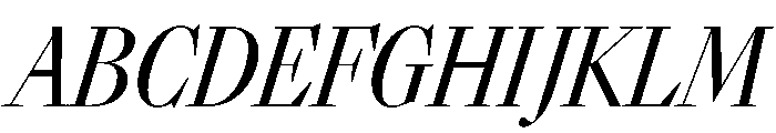SunlightItalicVAR ExtraCondensedContrastItalic Instance 1ae04d33 Font UPPERCASE