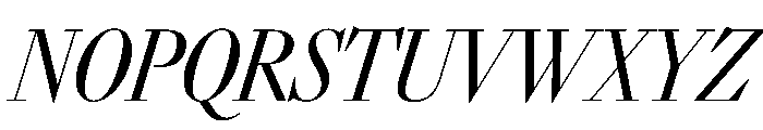 SunlightItalicVAR ExtraCondensedContrastItalic Instance 1ae04d33 Font UPPERCASE