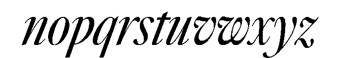 SunlightItalicVAR ExtraCondensedContrastItalic Instance 1ae04d33 Font LOWERCASE