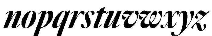 SunlightItalicVAR ExtraCondensedExtraBoldContrastItalic Instance 5df115d1 Font LOWERCASE