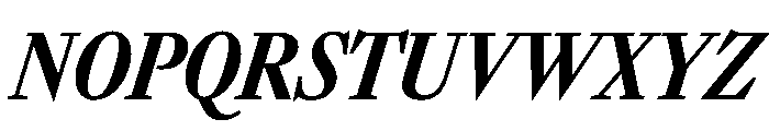 SunlightItalicVAR ExtraCondensedExtraBoldItalic Instance Font UPPERCASE