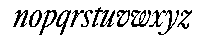 SunlightItalicVAR ExtraCondensedItalic Instance 8b1457d3 Font LOWERCASE