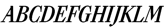 SunlightItalicVAR ExtraCondensedSemiBoldItalic Instance 3ea20e47 Font UPPERCASE
