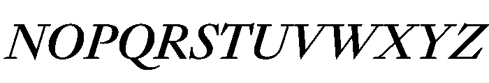 SunlightItalicVAR SemiBoldItalic Instance 2c99f539 Font UPPERCASE