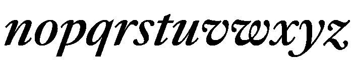 SunlightItalicVAR SemiBoldItalic Instance 2c99f539 Font LOWERCASE