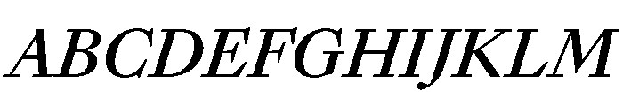 SunlightItalicVAR SemiBoldItalic Instance Font UPPERCASE